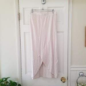 Gorgeous grey and pink striped skirt